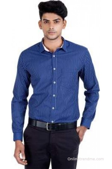 Independence Men's Striped Formal Shirt